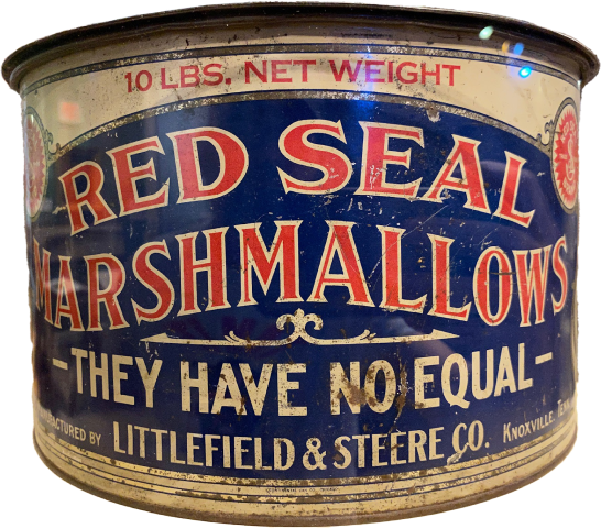 Vintage Red Seal Marshmallows can.