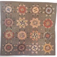 Ellen Morton Littlejohn and Margaret Morton Bibb, Star of Bethlehem Quilt, c. 1837-1850, Logan County, Kentucky. In the collection of the Metropolitan Museum of Art. Page 47