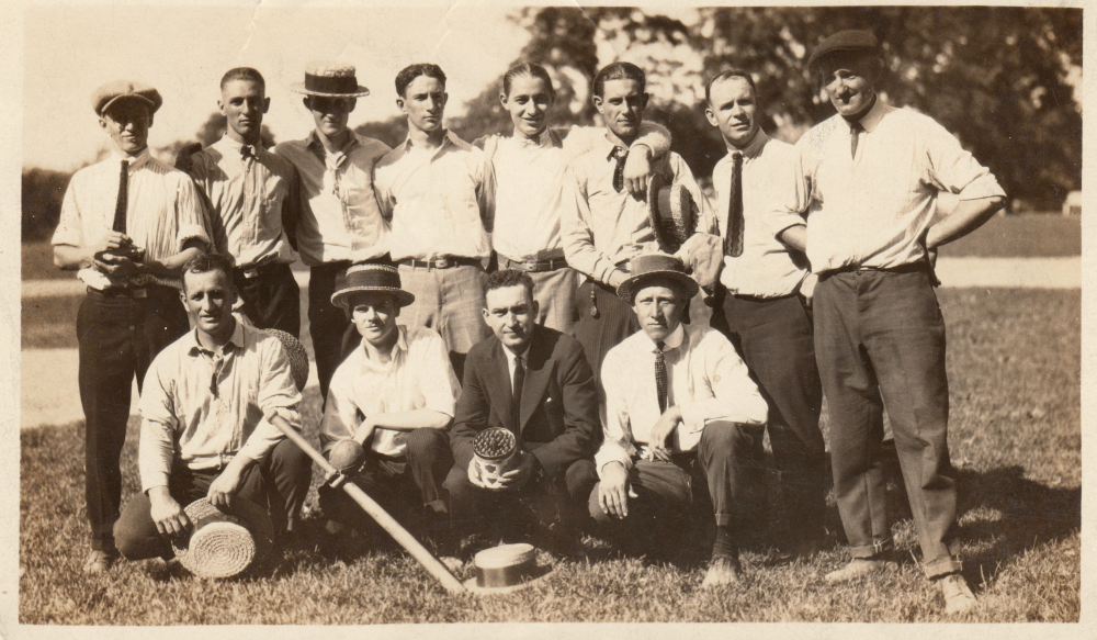Toledo Silents - Hubert (Hugh) Conner top row, 2nd from left